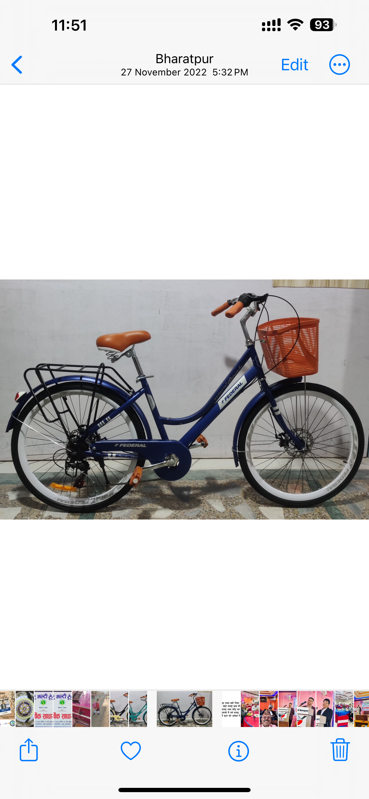 Cycle 26"Lady Gear Federol (15 Yrs Above)